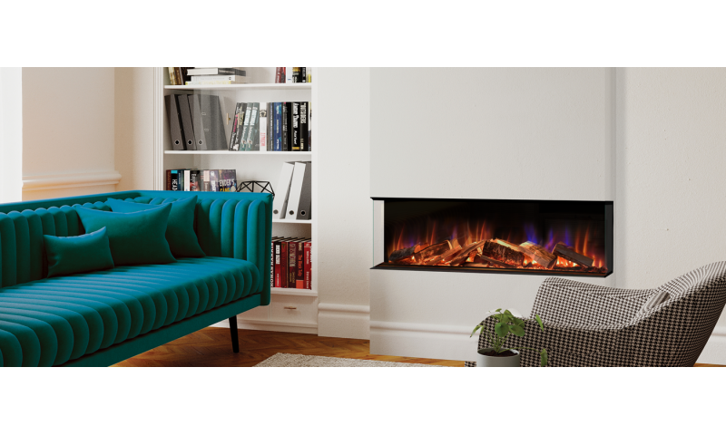 Evonic Electra 1250 Glass Fronted Fire