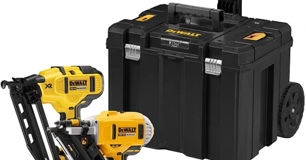 Dewalt DCK264P2T 18V 1st 2nd Fix Cordless Twin Nailer Kit