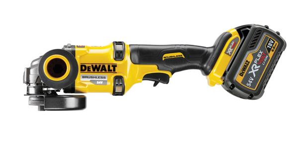 DeWALT DCG414T2 125mm 54 Volt XR Flexvolt Angle Grinder Kit 2 x